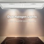 EUROCHEF 60cm Fixed Stainless Steel Rangehood, Quiet 3-Speed, 4-Layer Dishwashable Filters, Halogen Lights EFR60S - Image 7