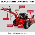 BAUMR-AG TRN660 8HP 600mmx90mm Trench Digger, Heavy-duty Carbide Claws, EZ Start, 8HP, Adj Controls - Image 7