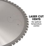 Baumr-AG 355mm Premium Ceramic Alloy Tooth Blade, Low Spark Cold Cut for Metal Cut Off Saw - Image 5