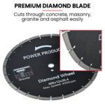 BAUMR-AG 400mm Professional Concrete Demolition Saw 94cc 2-Stroke, Wet and Dry Demo Cutting, 16" Diamond Blade, Anti-Vibration System - Image 4