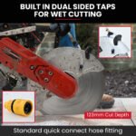 BAUMR-AG 350mm Professional Concrete Demolition Saw 74cc 2-Stroke, Wet and Dry Demo Cutting, 14" Diamond Blade, Anti-Vibration System - Image 5