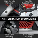 BAUMR-AG 350mm Professional Concrete Demolition Saw 74cc 2-Stroke, Wet and Dry Demo Cutting, 14" Diamond Blade, Anti-Vibration System - Image 9