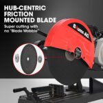 Baumr-AG 2400W 400mm 16" Metal Cut Off Cold Saw, Commercial Grade, Brushless Motor, Soft Start, 45 Degree Mitre Chop - Image 7