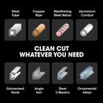 Baumr-AG 2400W 400mm 16" Metal Cut Off Cold Saw, Commercial Grade, Brushless Motor, Soft Start, 45 Degree Mitre Chop - Image 9