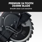 BAUMR-AG 254mm Dual Bevel Sliding Compound Mitre Drop Saw - Image 2