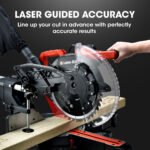 BAUMR-AG 305mm Compound Mitre Saw Dual Bevel Sliding Drop Saws 2200W - Image 3