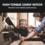 BAUMR-AG 305mm Compound Mitre Saw Dual Bevel Sliding Drop Saws 2200W - Image 9