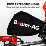 BAUMR-AG 210mm Sliding Compound Mitre Drop Saw and Adjustable Stand Combo - Image 10