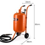 UNIMAC 38L Sandblasting Tank, Pressurised Design with Sandblast Gun Set with Hose - Image 2