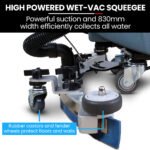 Auch FSH18 Floor Scrubber & Dryer, 490mm, Battery Powered, Walk Behind, Multi-purpose Commercial Grade Machine - Image 4