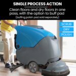 Auch FSH18 Floor Scrubber & Dryer, 490mm, Battery Powered, Walk Behind, Multi-purpose Commercial Grade Machine - Image 6