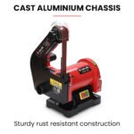 BAUMR-AG Bench Vertical Belt and Disc Sander Combo, 25mm Linisher, 125mm Sanding Disc, Brushless Motor, Dust Collection Ports - Image 6