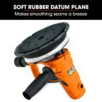 UNIMAC 180mm 850W Handheld Drywall Sander, Electric Dry Wall Sanding Machine, with Automatic Vacuum System, LED Worklight, 6x Sanding Discs - Image 10