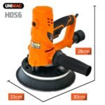 UNIMAC 180mm 850W Handheld Drywall Sander, Electric Dry Wall Sanding Machine, with Automatic Vacuum System, LED Worklight, 6x Sanding Discs - Image 11
