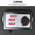 BAUMR-AG 36" 914mm Industrial Mobile Floor Drum Fan, 290W Brushless Motor, Tilting, Large, Commercial, Heavy-duty Frame, EESS Certified - Image 5