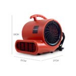 Baumr-AG 3-Speed Carpet Dryer Air Mover Blower Fan, 700CFM, Sealed Copper Motor, Poly Housing - Image 6
