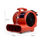 Baumr-AG 3-Speed Carpet Dryer Air Mover Blower Fan, 1300CFM, Sealed Copper Motor, Poly Housing - Image 6