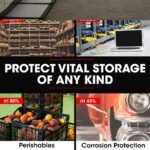 Baumr-AG 50L/day Commercial Air Dehumidifier for Mould, Portable, Stackable, LCD Display, Wheels - Image 7