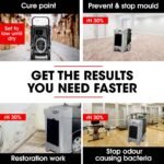 Baumr-AG 90L/day Commercial Air Dehumidifier for Mould, Portable, Stackable, LCD Display, Wheels - Image 9