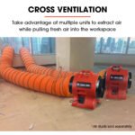 Baumr-AG 300mm (12 inch) Portable Air Blower Mover Axial Ventilation Extraction Fan - Image 3