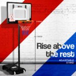 Dr.Dunk Adjustable Basketball Stand System Kids Hoop Portable Height Rim Ring - Image 6