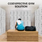 FORTIA 12 Doors Locker Cabinet Metal Storage Gym Home Office School - Light Grey - Image 5