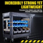 Baumr-AG Parts Bin Trolley Service Utility Cart Storage Mobile Tool Workshop - Image 5