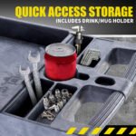 Baumr-AG Parts Bin Trolley Service Utility Cart Storage Mobile Tool Workshop - Image 9