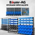 BAUMR-AG 39 Parts Bin Rack Storage System Floor Mount - Blue - Image 10