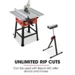Baumr-AG 2000W 254mm Corded Table Saw with Stand, Extendable, Laser Guide - Image 10