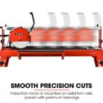 BAUMR-AG 1500W Electric Tile Saw Cutter with 300mm (12") Blade, 920mm Cutting Length, Side Extension Table - Image 4