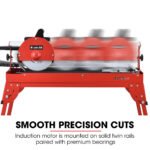 BAUMR-AG 800W Electric Tile Saw Cutter with 200mm (8") Blade, 620mm Cutting Length - Image 4