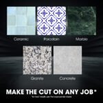 BAUMR-AG 600W Electric Tile Saw Cutter with 180mm (7") Blade - Image 9