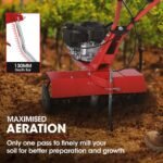 Baumr-AG 150CC Garden Tiller Cultivator Petrol Rototiller 4-Stroke Soil Power Rotary Hoe - Image 7