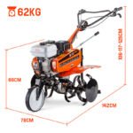 PLANTCRAFT 7.0HP Cultivator Tiller Plough Self-Propelled Rotary Rototiller - Image 6