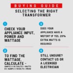 GENPOWER 1000W Step Down Transformer 240v-110v Stepdown Voltage Converter AU-US - Image 8