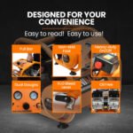 Unimac 1.5HP 6L Silent Oil-Free Portable Electric Air Compressor, for Airtools, Tyre Inflation - Image 8