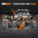 Unimac 1.5HP 6L Silent Oil-Free Portable Electric Air Compressor, for Airtools, Tyre Inflation - Image 10