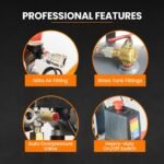 UNIMAC 25L 1.5HP Silent Oil-Free Electric Air Compressor, Portable - Image 5