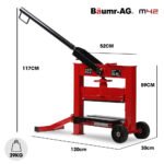 BAUMR-AG Manual Block Splitter, 420mm Cutting Length, Cutter for Paver Brick Stone - Image 2