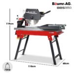 BAUMR-AG 2000W 350mm 14" Brick & Masonry Table Saw, Electric Tile Concrete Cutting, with Stand - Image 2