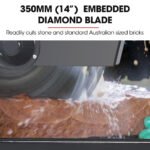 BAUMR-AG 2000W 350mm 14" Brick & Masonry Table Saw, Electric Tile Concrete Cutting, with Stand - Image 4