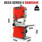 Baumr-AG Bandsaw Wood Cutting Band Saw Portable Wood Vertical Benchtop Machine - Image 6