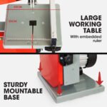 Baumr-AG 500W Wood Bandsaw, Benchtop, 115mm Cutting Depth (BS40) - Image 7