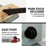 Baumr-AG 500W Wood Bandsaw, Benchtop, 115mm Cutting Depth (BS40) - Image 10