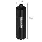 Baumr-AG Diamond Core Drill Bit 114mm Concrete Wet Dry Tile Stone Brick Marble 1-1/4 UNC - Image 5