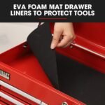 BULLET Pro 9 Drawer Tool Box Chest, Organiser Mechanic Garage Storage Toolbox Set - Red - Image 9