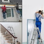 Bullet 4m Folding Aluminium Multipurpose Ladder, w/ Workshelf Platform, Spring Assisted Rapid Safety Lock Adjusters - Image 10