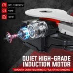 Baumr-AG SS16 16 120W Variable Speed Scroll Saw Tool Electric Dual Lamps - Image 2