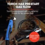 ROSSI Portable Inverter Welder Plasma Cutter, 3in1 Multi-function Cut/MMA/TIG Welding Machine, 15A Plug - Image 7